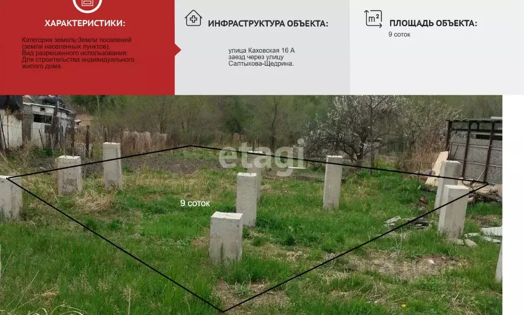 Участок в Хабаровский край, Хабаровск Каховская ул. (9.0 сот.) - Фото 1