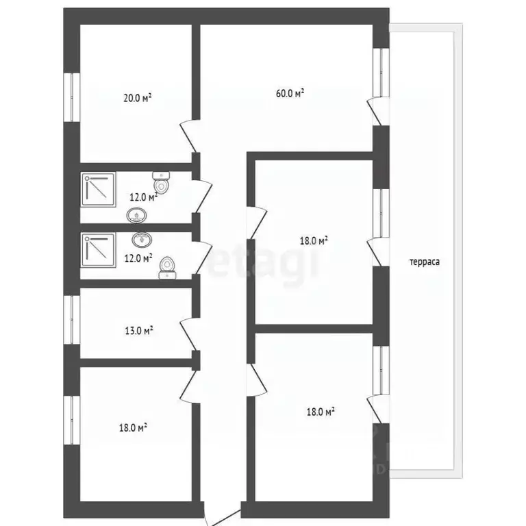 Дом в Крым, Феодосия ул. Старокарантинная (171 м) - Фото 2