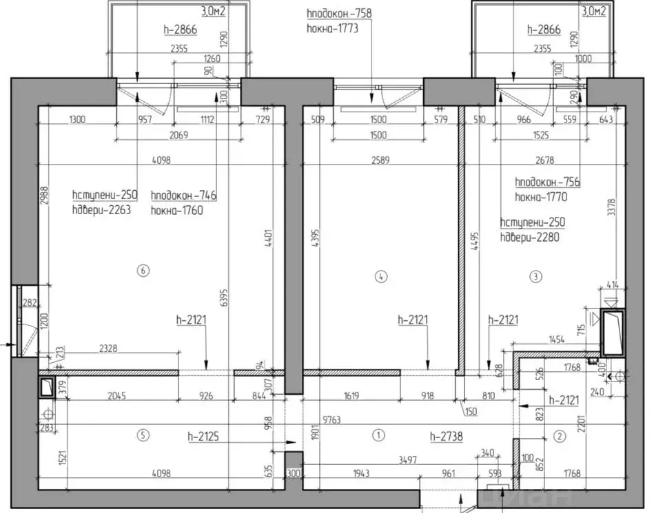 Продаётся 2-к квартира, 58.4 м - Фото 1