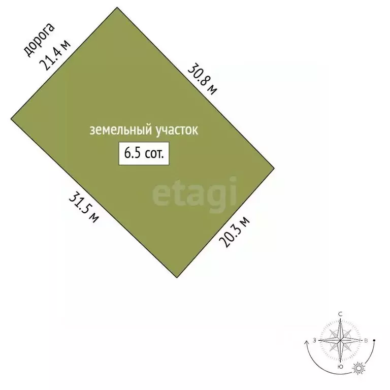 Участок в Крым, Симферопольский район, Чистенское с/пос, с. ... - Фото 2