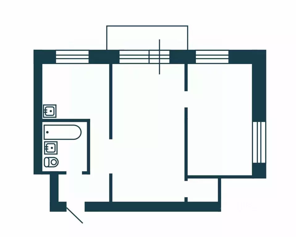 2-к кв. Новосибирская область, Новосибирск ул. Николая Сотникова, 9 ... - Фото 2