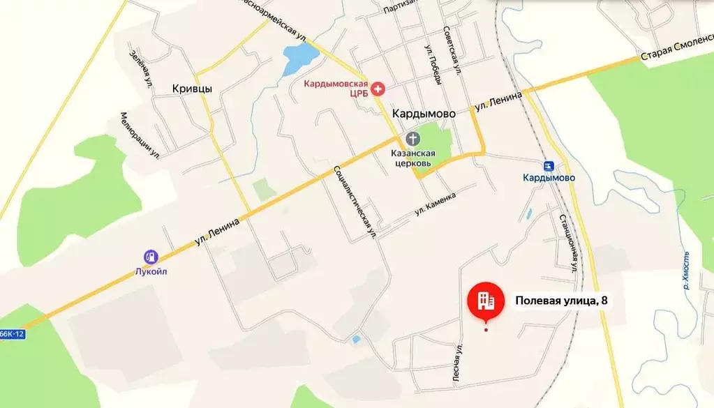 Участок в Смоленская область, Кардымово пгт ул. Полевая, 8 (15.0 сот.) - Фото 0