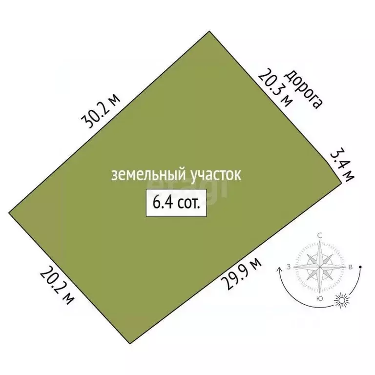 Участок в Крым, Судак муниципальный округ, с. Миндальное, Солнечная ... - Фото 2