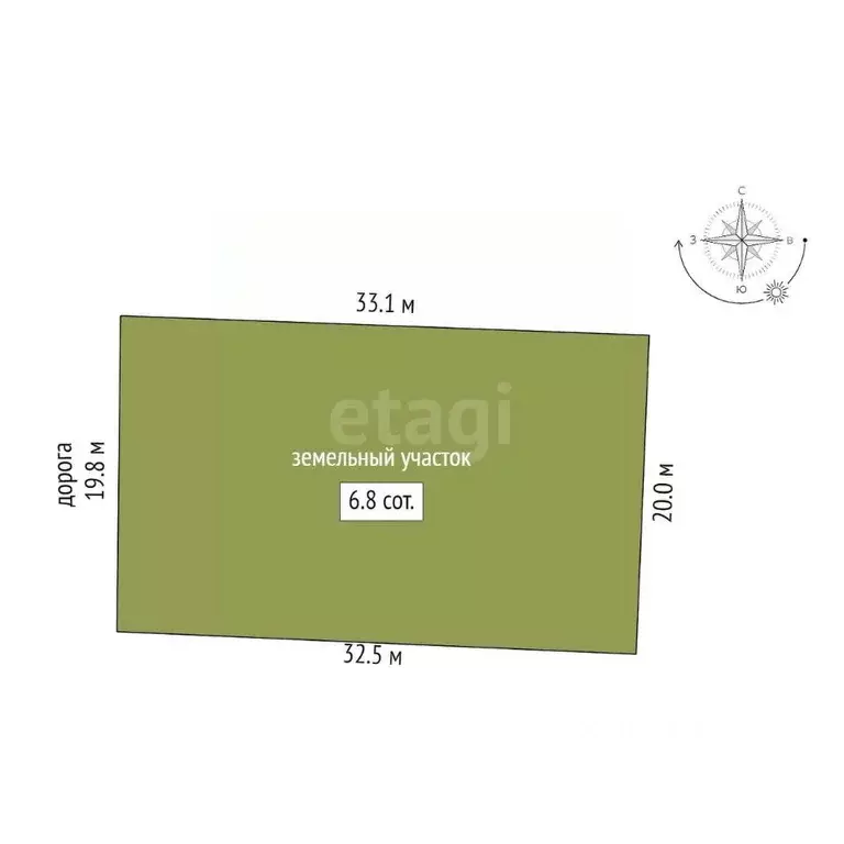 Участок в Ростовская область, Ростов-на-Дону 3-й Дамасский пер. (6.7 ... - Фото 2