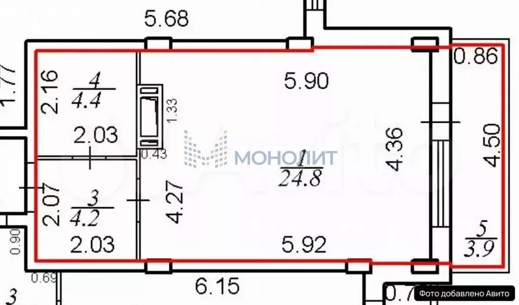 Квартира-студия: Чебоксары, Прогрессивная улица, 2 (33.4 м) - Фото 1