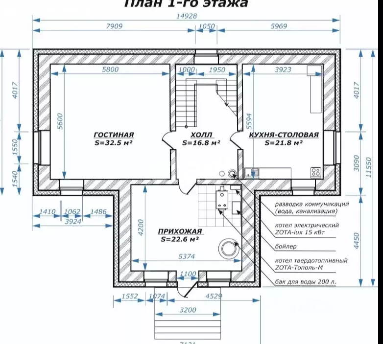 Дом в Томск, посёлок Росинка, Ореховый переулок (185.6 м) - Фото 1
