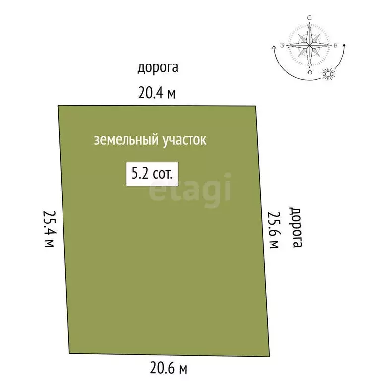 Участок в Урожайновское сельское поселение, ОК СТ Куру-даг (5.17 м) - Фото 1