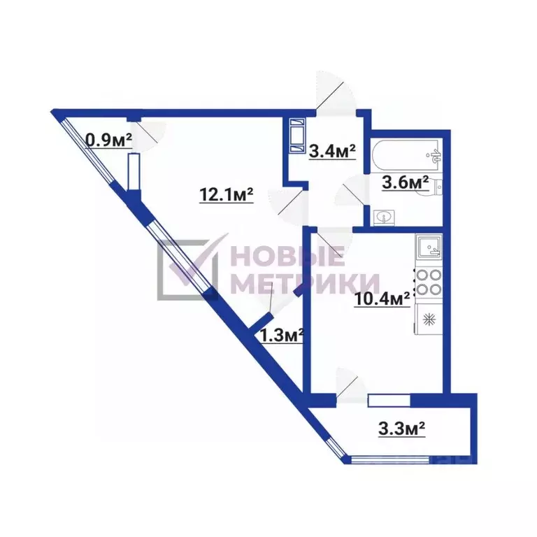 1-к кв. Санкт-Петербург Планерная ул., 87к1 (35.0 м) - Фото 1