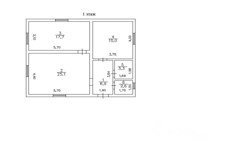 Дом в Новгородская область, Новгородский район, Трубичинское с/пос, д. ... - Фото 1