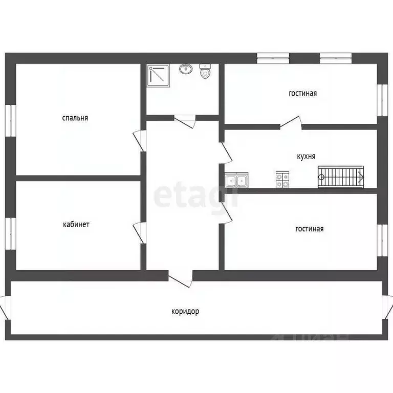 Дом в Мордовия, с. Лямбирь ул. Демократическая, 5 (103 м) - Фото 1