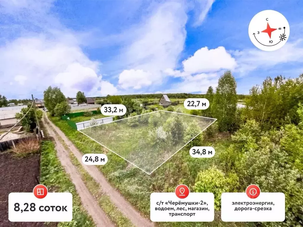 Участок в Тюменская область, Тюменский муниципальный округ, ... - Фото 0