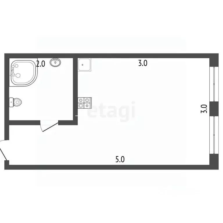 Студия Крым, Феодосия пер. Танкистов, 18 (15.5 м) - Фото 2