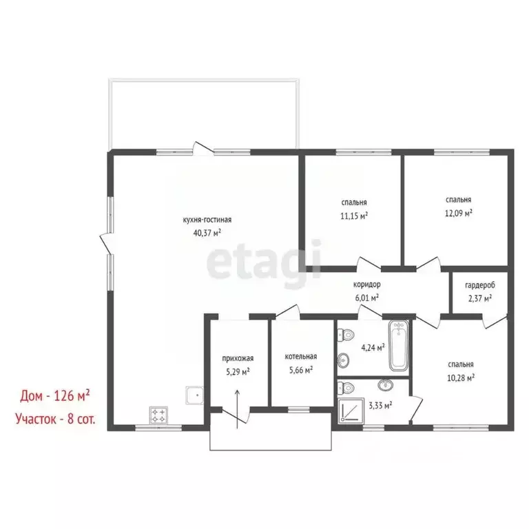 Дом в Свердловская область, Среднеуральск муниципальный округ, пос. ... - Фото 2