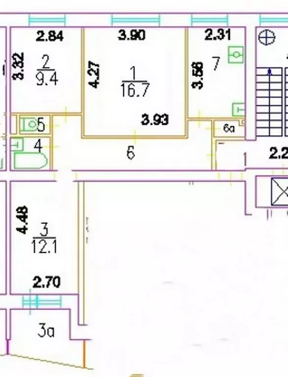 3-к кв. Москва 16-я Парковая ул., 19К3 (60.0 м) - Фото 1