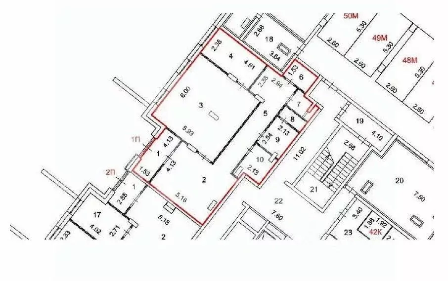 Торговая площадь в Москва Краснобогатырская ул., 40 (113 м) - Фото 2
