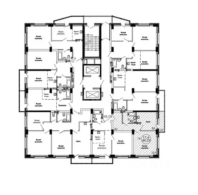 1-к кв. Новосибирская область, Новосибирск ул. Коминтерна, 130 (39.3 ... - Фото 1