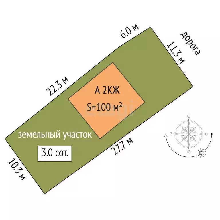 Дом в Тюмень, СНТ Берёзка, 1-я Садовая улица (100 м) - Фото 1