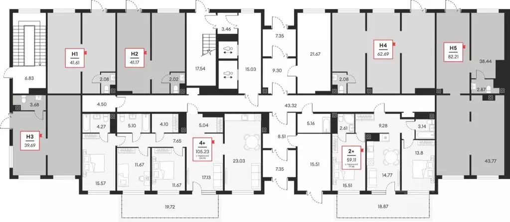 2-к кв. Ханты-Мансийский АО, Нефтеюганск ул. Нефтяников, 48А (59.11 м) - Фото 2