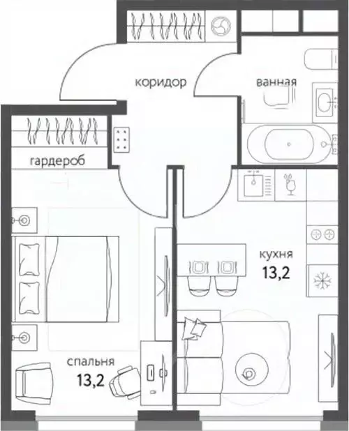 1-к кв. Москва Тагильская ул., 2к1 (37.0 м) - Фото 2