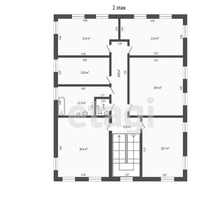 Дом в Саранск, улица Розы Люксембург (700 м) - Фото 2
