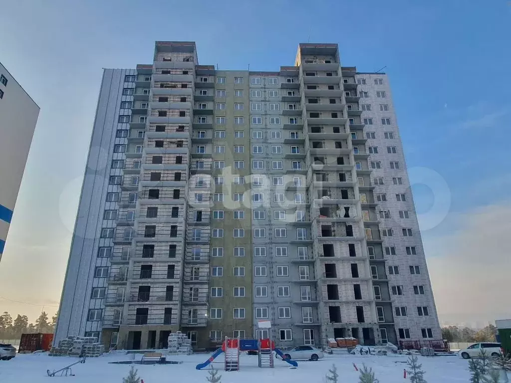 1-к. квартира, 39,4 м, 14/16 эт. - Фото 1