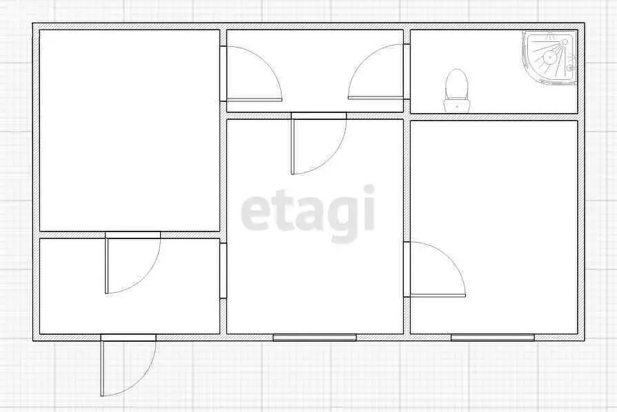 Офис (44.9 м) - Фото 1