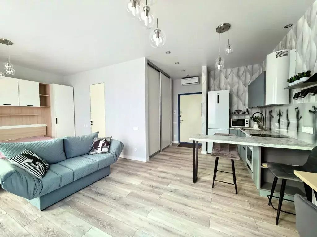 Студия Москва ул. Василия Ланового, 1к1 (34.0 м) - Фото 1