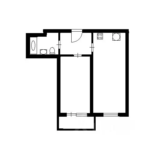 1-к кв. Санкт-Петербург Парашютная ул., 34 (46.0 м) - Фото 1