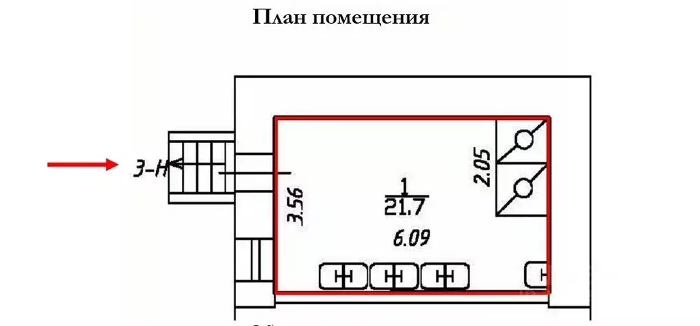 Офис в Санкт-Петербург Мытнинская ул., 31 (22 м) - Фото 0