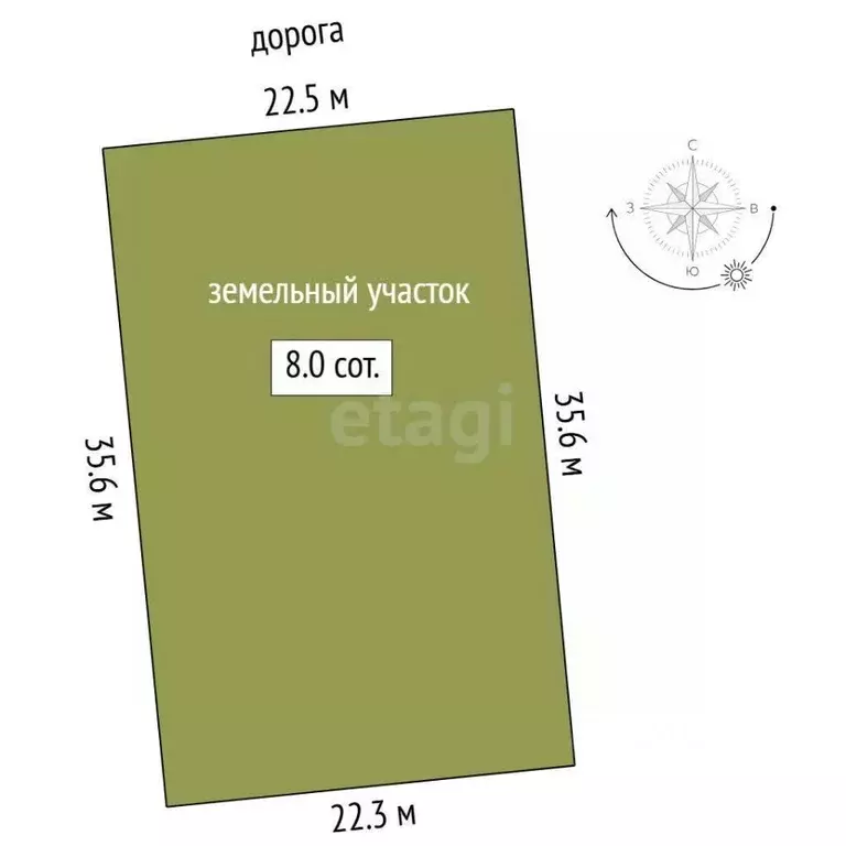 Участок в Тюменская область, Тюменский муниципальный округ, д. Елань, ... - Фото 2