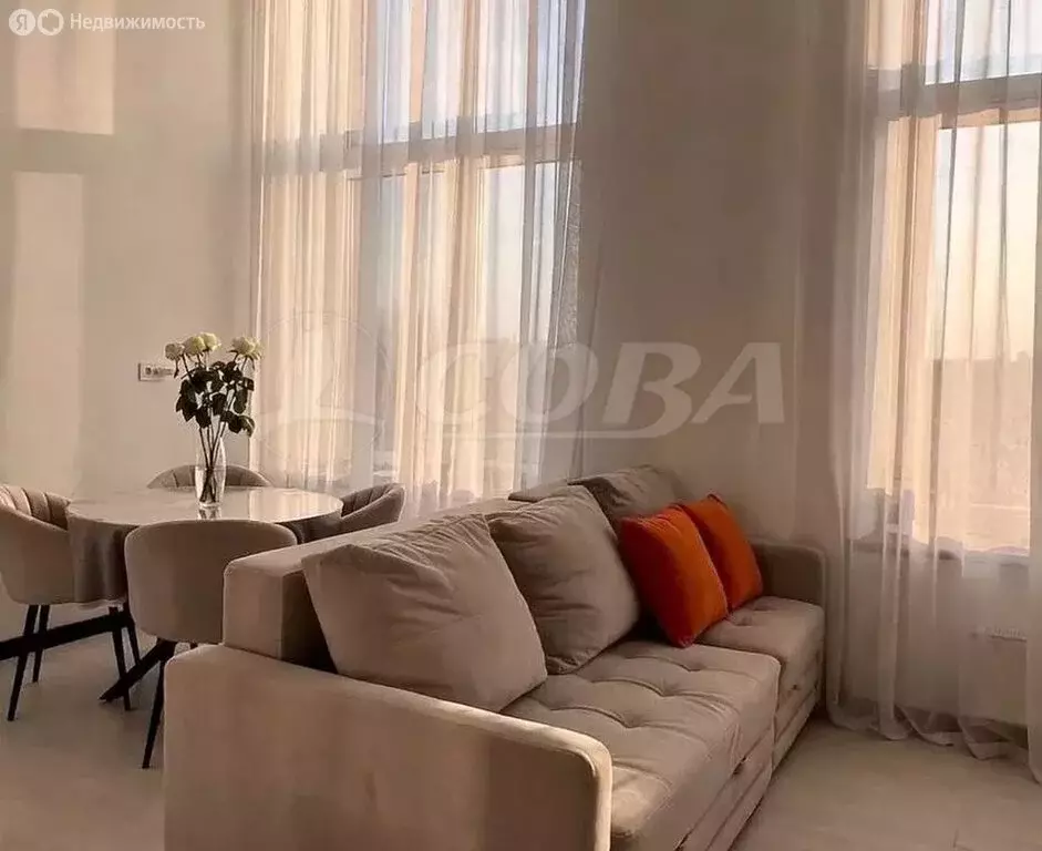 1-комнатная квартира: Тюмень, улица Владислава Крапивина, 4 (36.8 м) - Фото 2