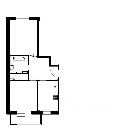 2-к кв. Севастополь просп. Античный, 10 (72.0 м) - Фото 2