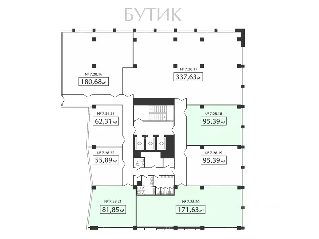 Офис в Санкт-Петербург Левашовский просп., 13И (349 м) - Фото 2