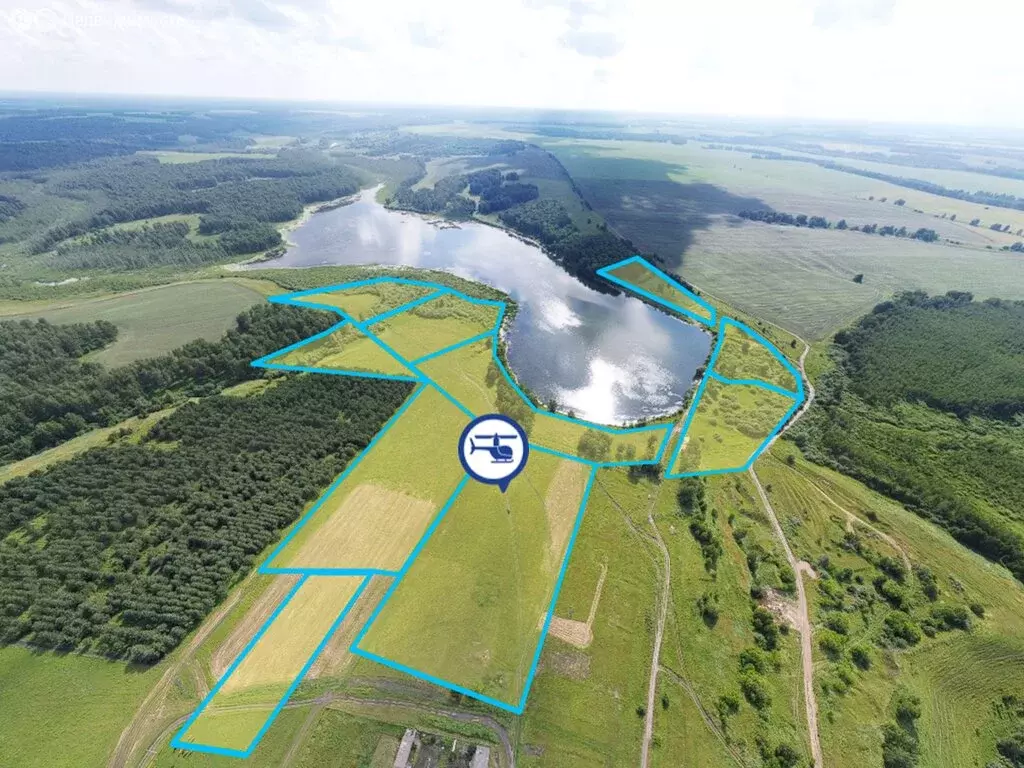 Участок в село Налобиха, улица Тельмана (45 м) - Фото 1