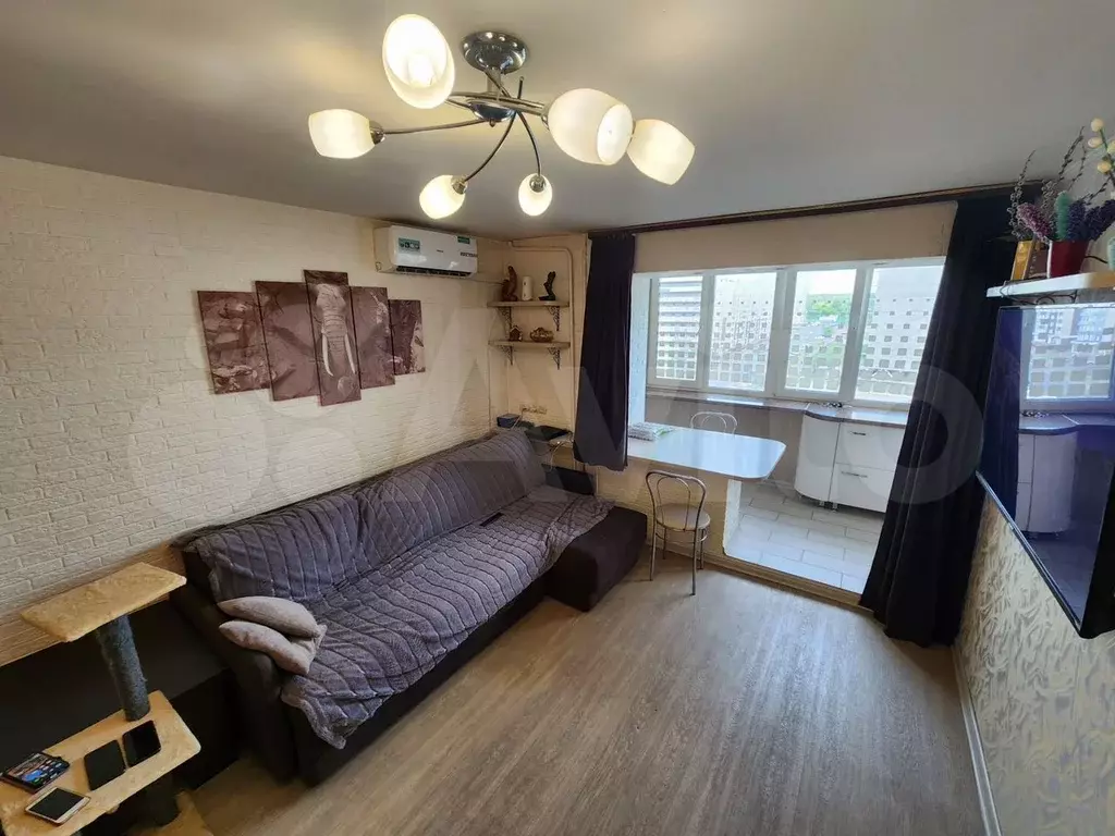1-к. квартира, 37 м, 8/9 эт. - Фото 1