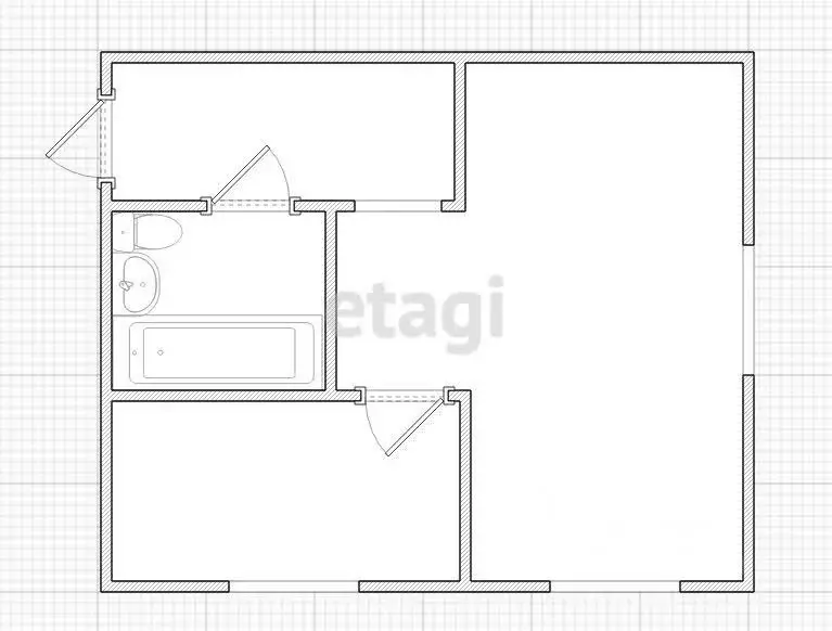 1-к кв. Костромская область, Волгореченск ул. Имени 50-летия ... - Фото 2