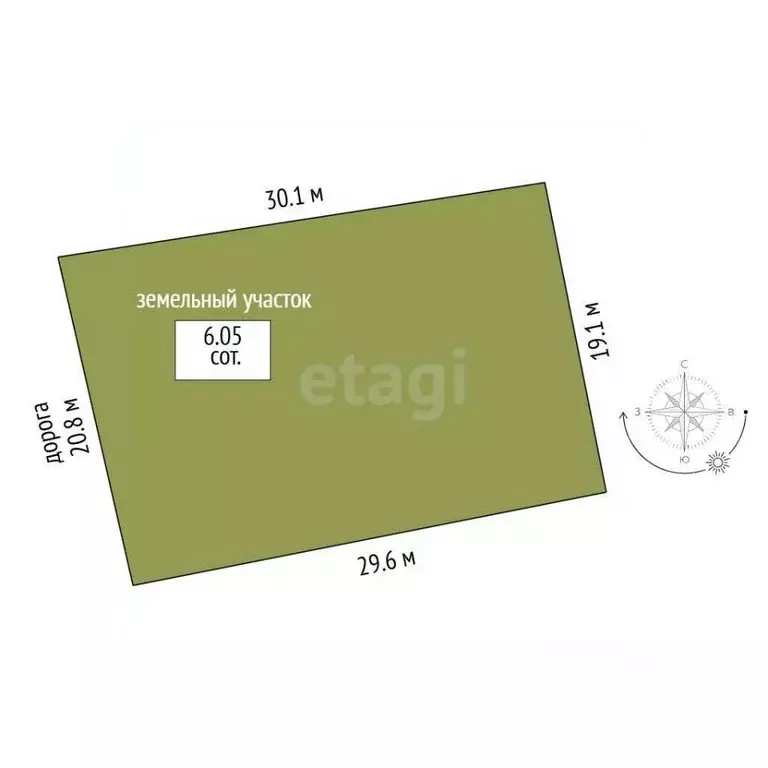 Участок в Крым, Судак муниципальный округ, с. Миндальное, Солнечная ... - Фото 2