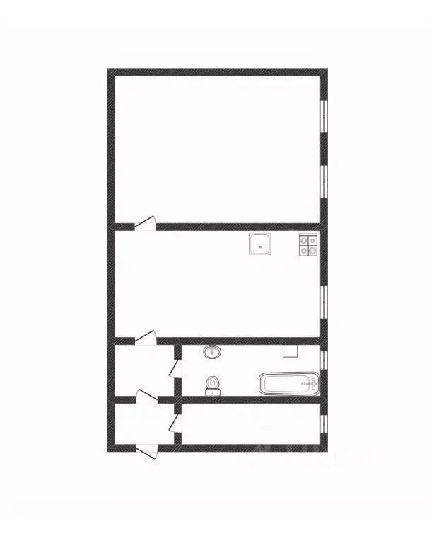 1-к кв. Костромская область, Нерехта ул. Энергетиков, 10 (39.1 м) - Фото 2