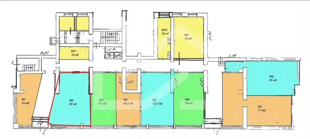 Торговая площадь в Москва просп. Мира, 131К1 (82 м) - Фото 2