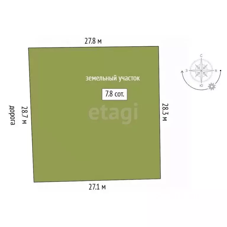 Участок в Тюменская область, Тюменский муниципальный округ, Исток СНТ ... - Фото 2