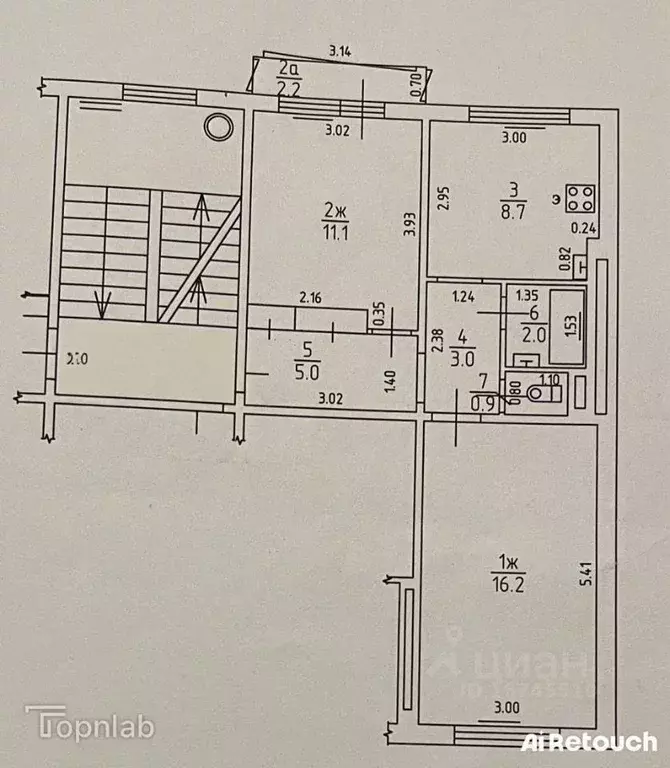 2-к кв. Калининградская область, Калининград Октябрьская ул., 25 (46.9 ... - Фото 2