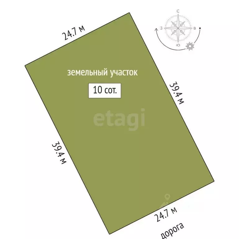 Участок в Тюменская область, Тюменский муниципальный округ, д. ... - Фото 2