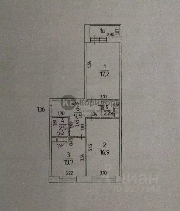 2-к кв. Московская область, Звенигород Одинцовский городской округ, ... - Фото 2