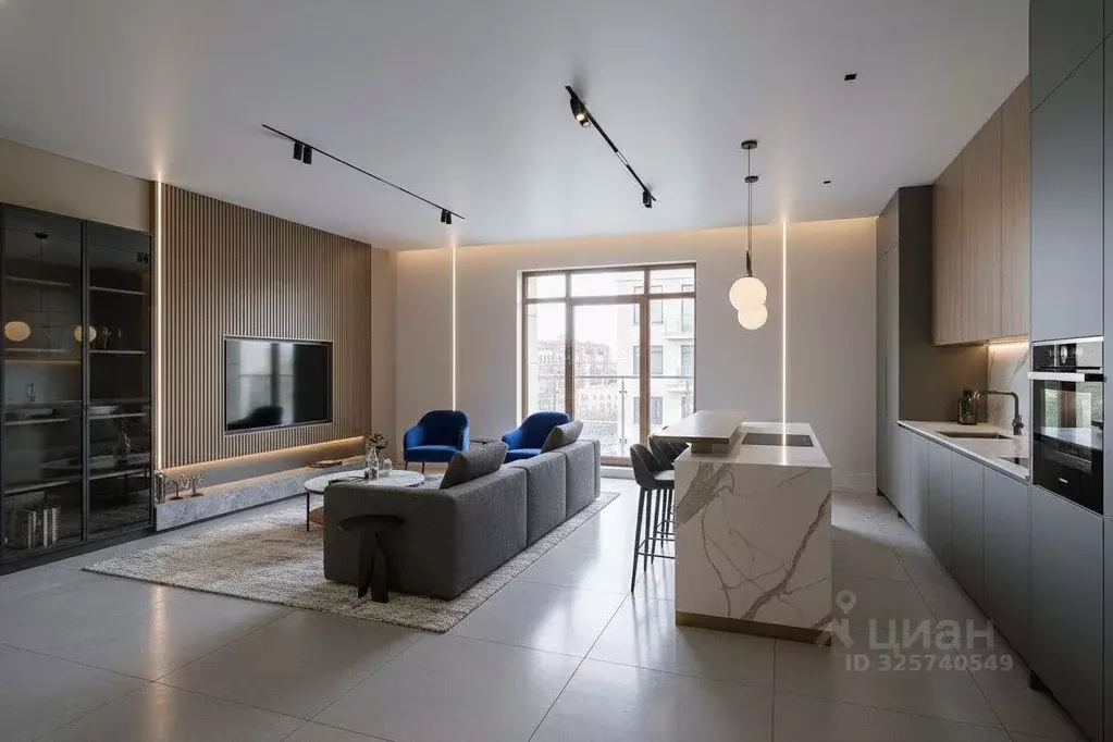 2-к кв. Санкт-Петербург проезд Петровская коса, 1к2 (80.0 м) - Фото 1