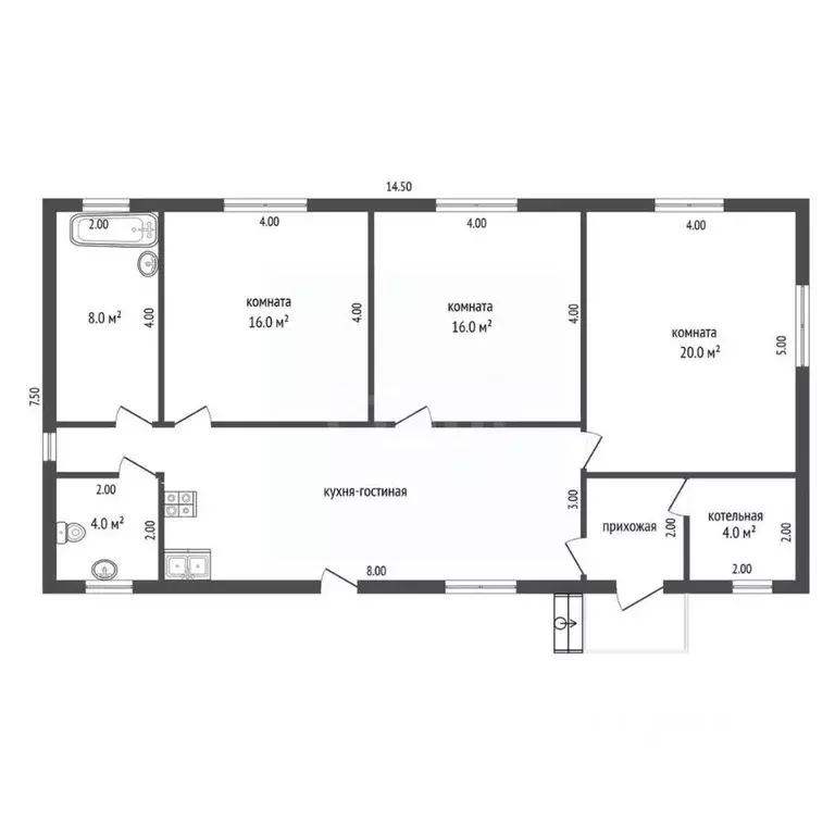 Дом в Тюменская область, Тюмень Царево садовое товарищество, ул. ... - Фото 2