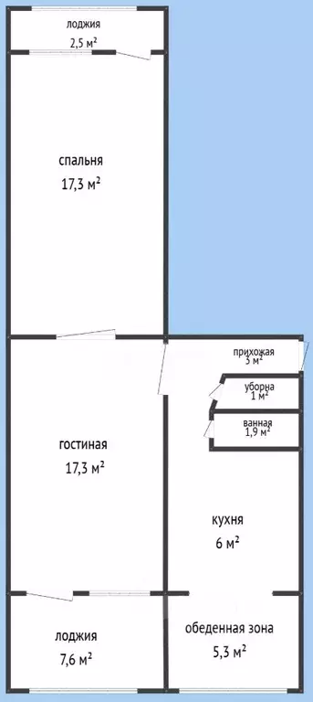 2-к кв. Дагестан, Махачкала ул. Мирзабекова, 169 (61.5 м) - Фото 2