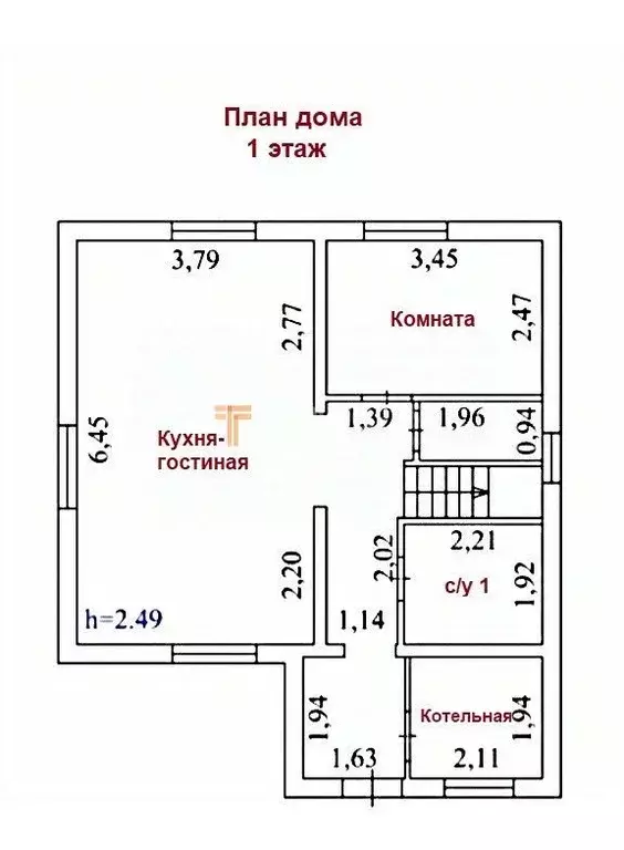Дом в Пермский край, д. Кондратово ул. Кирпичная, 12 (104 м) - Фото 2