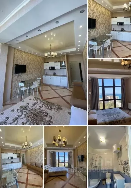 Студия Крым, Алушта ул. Набережная, 16И (32.0 м) - Фото 1