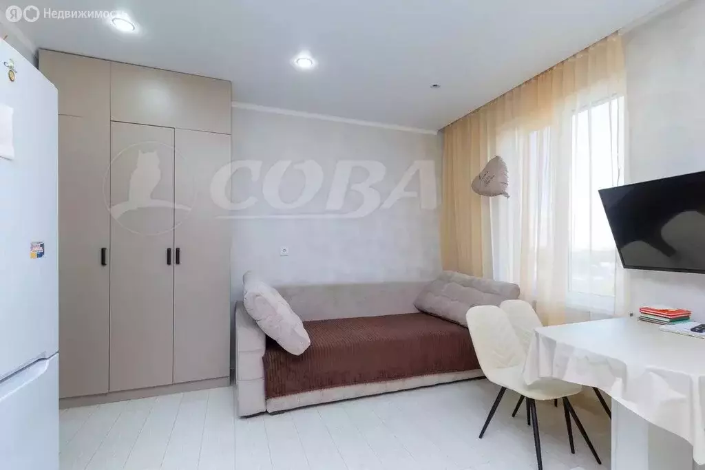 Квартира-студия: Тюмень, Газопромысловая улица, 1к2 (27 м) - Фото 2