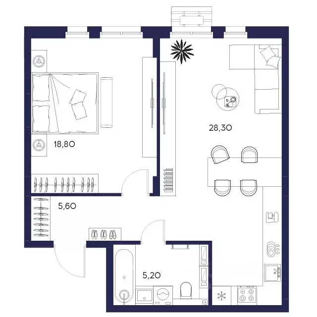 1-к кв. Пензенская область, Пенза Засурье мкр, Лес жилой комплекс ... - Фото 1